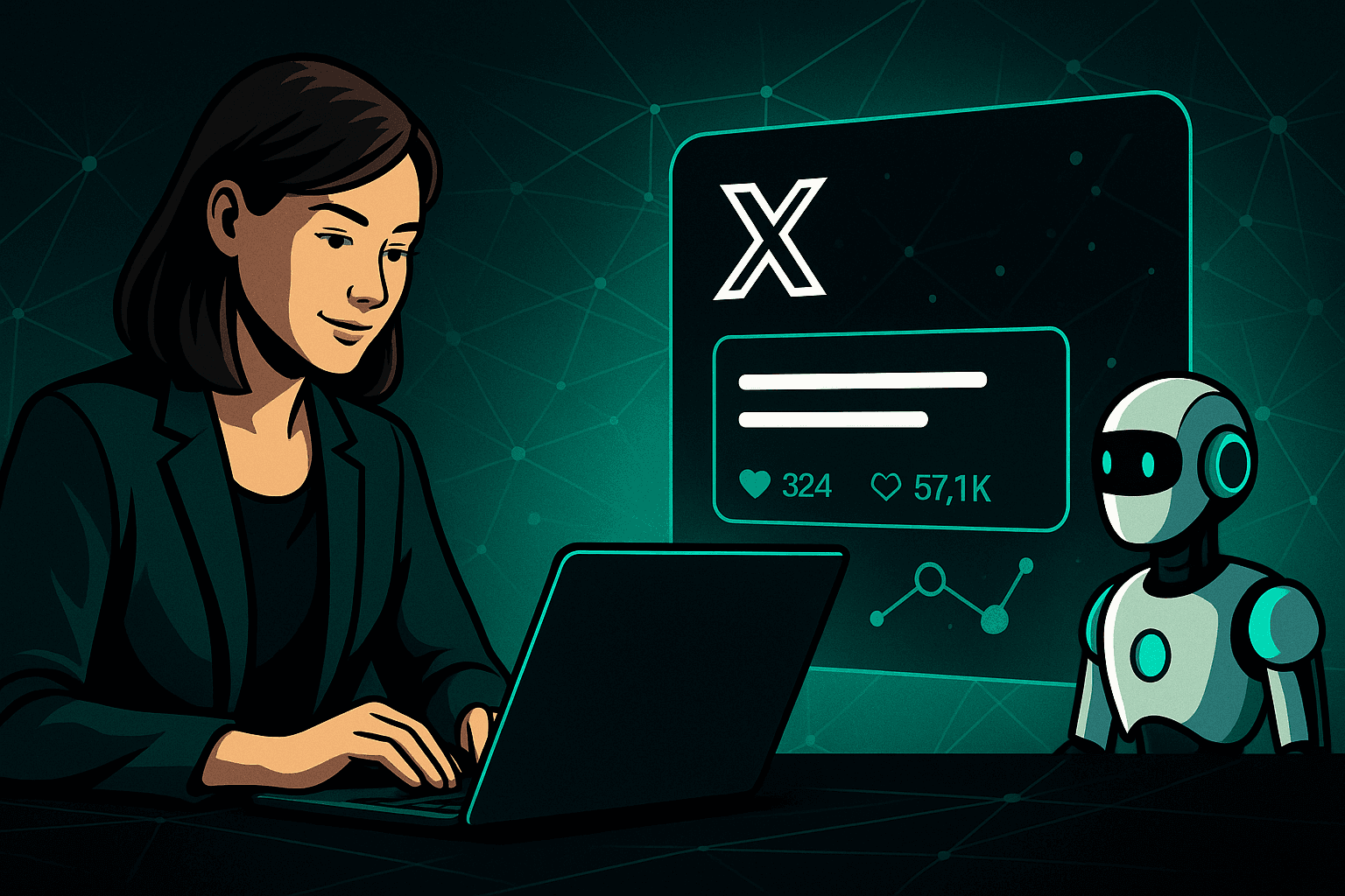 How To Create Viral X Posts 100% with AI